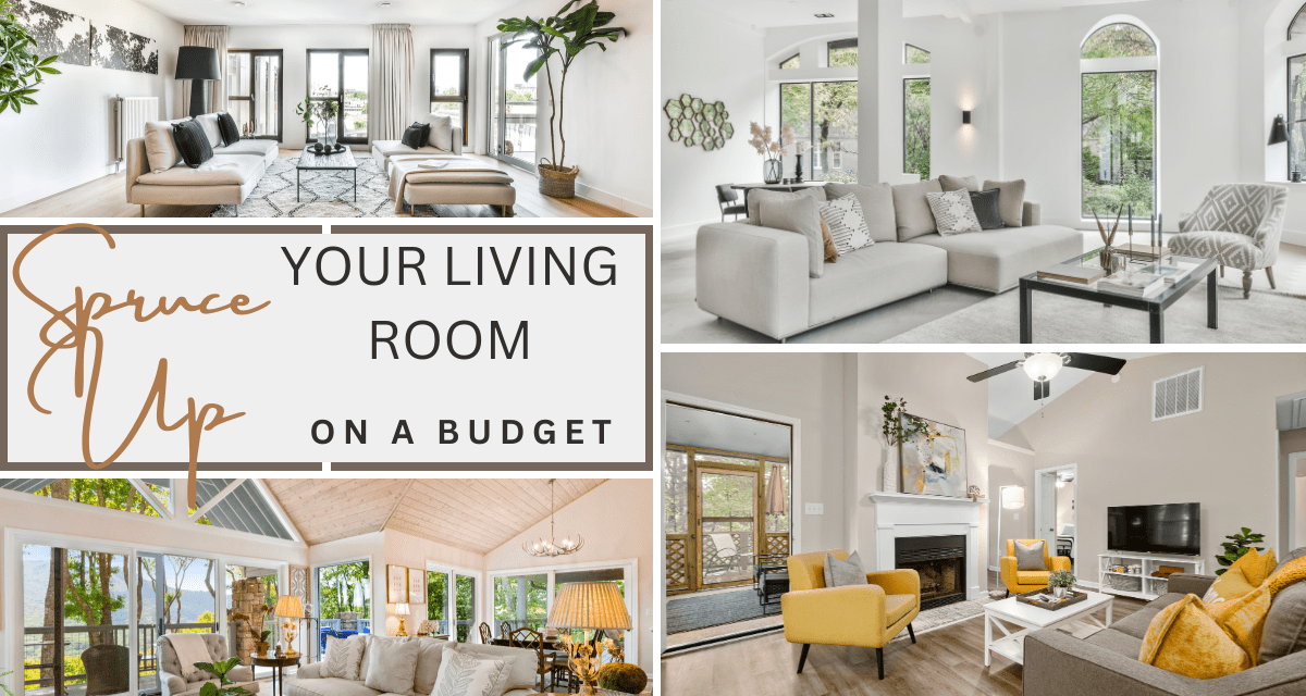 spruce up your living room on a budget